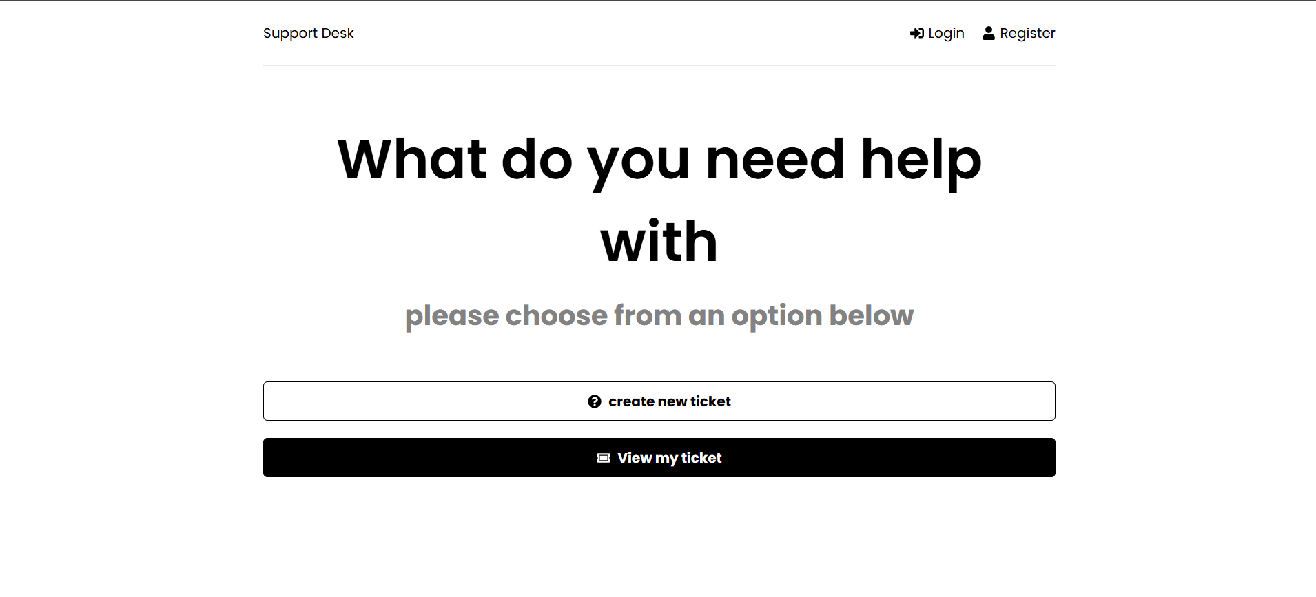 Support Desk Application-0